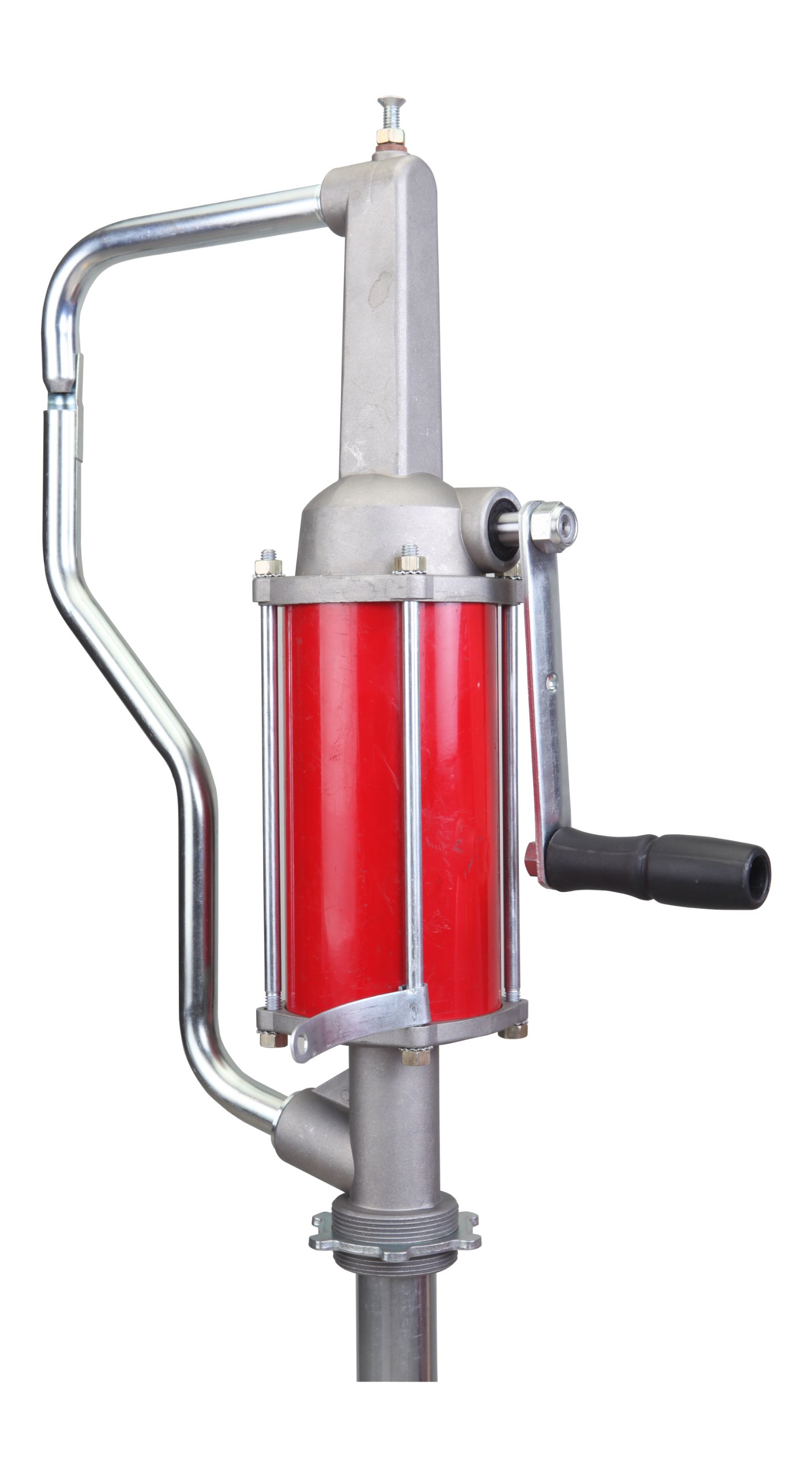 Action Pump QS-1 Pro-Lube Manual Drum Pump - Rotary Hand Pump for 15-55 Gallon Drums | 10 PSI Max Pressure | 2000 SSU Viscosity | 3/4