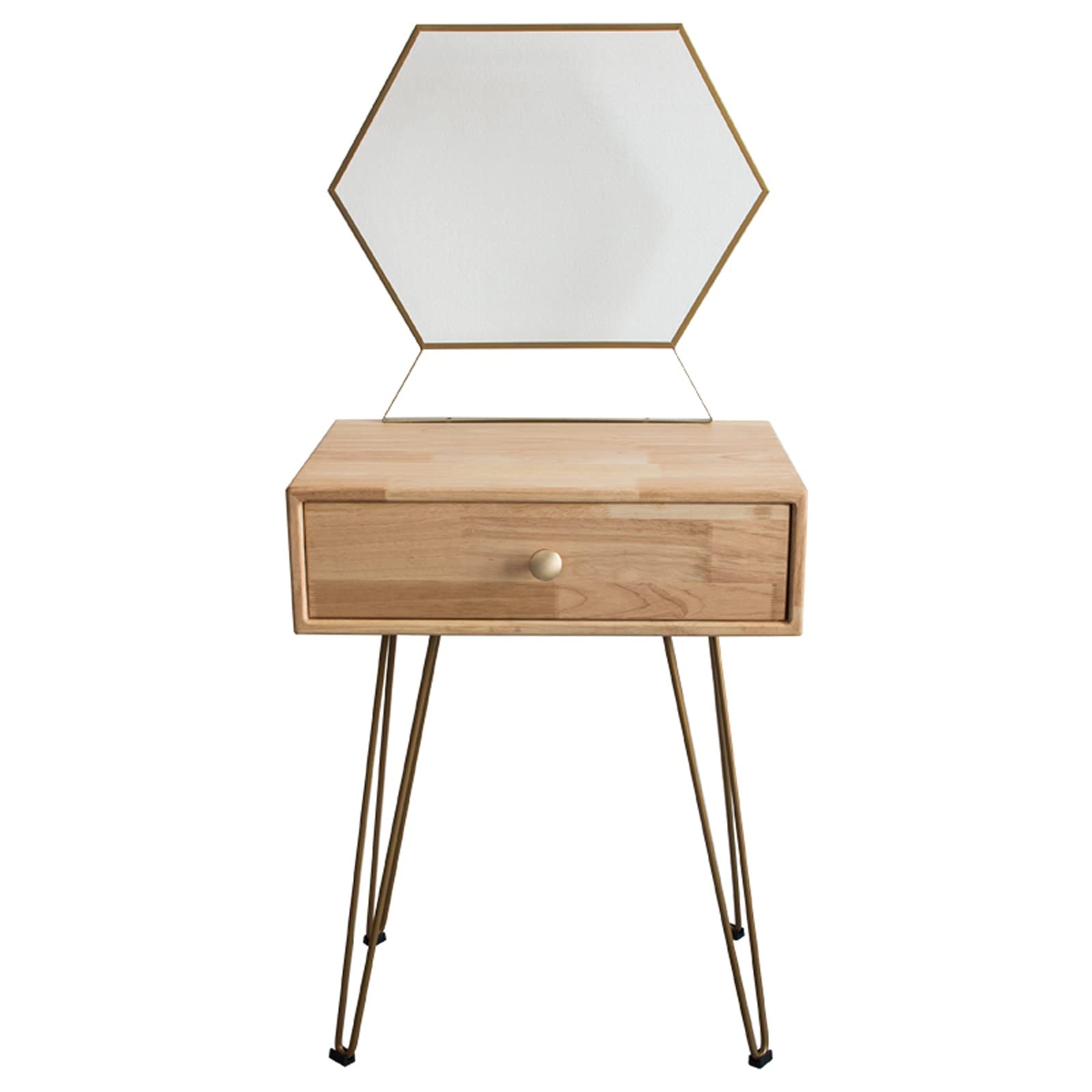 Vanity Table with Mirror & Drawer - Elegant Dressing Makeup Desk for Women, Girls & Moms - Perfect for Bedroom, Bathroom & Gift Giving - Ideal for Daily Makeup Routine, Beauty Organization & Home Decor