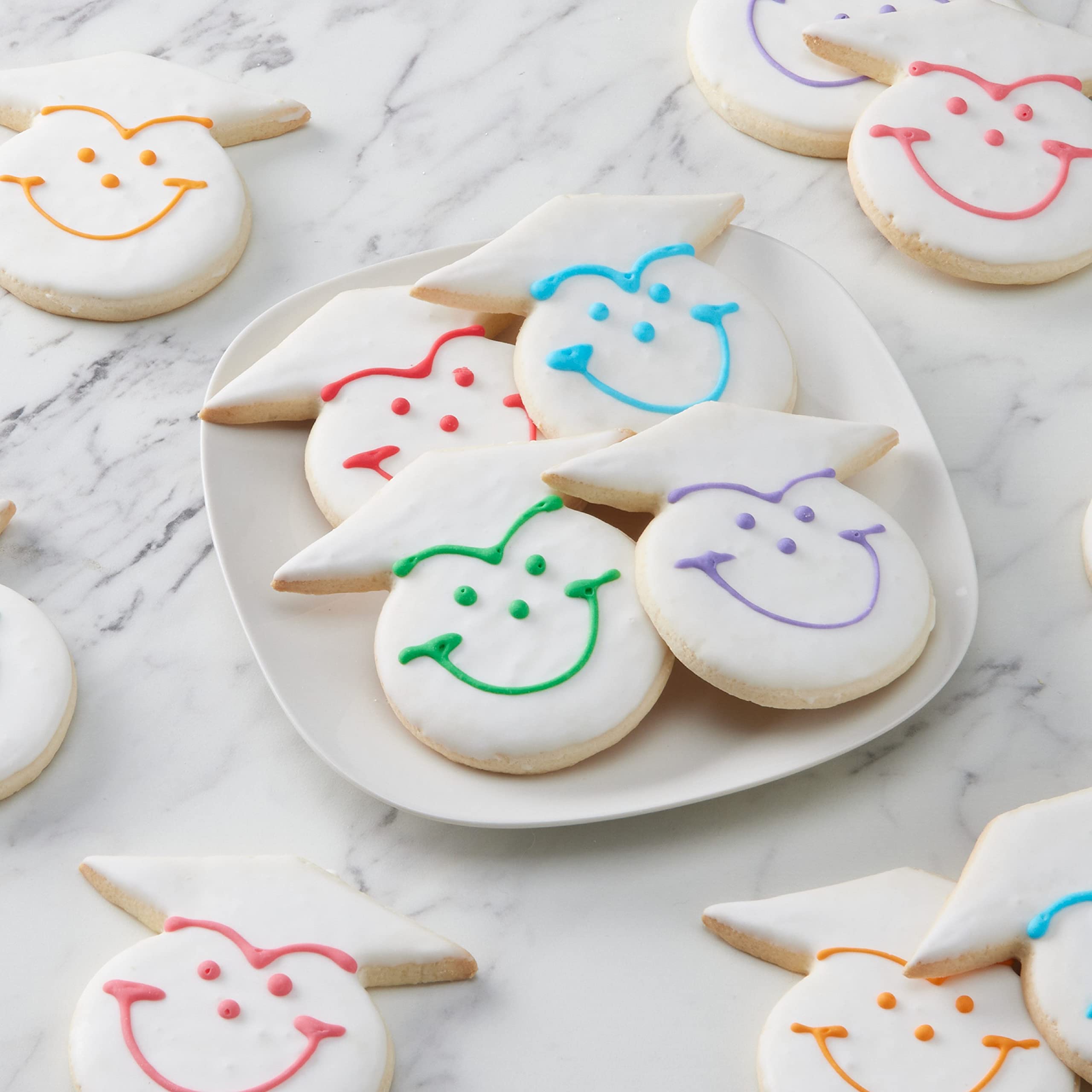50-Pack Nut-Free Graduation Smiley® Cookies - Perfect for School Parties, Birthday Celebrations & Classroom Rewards