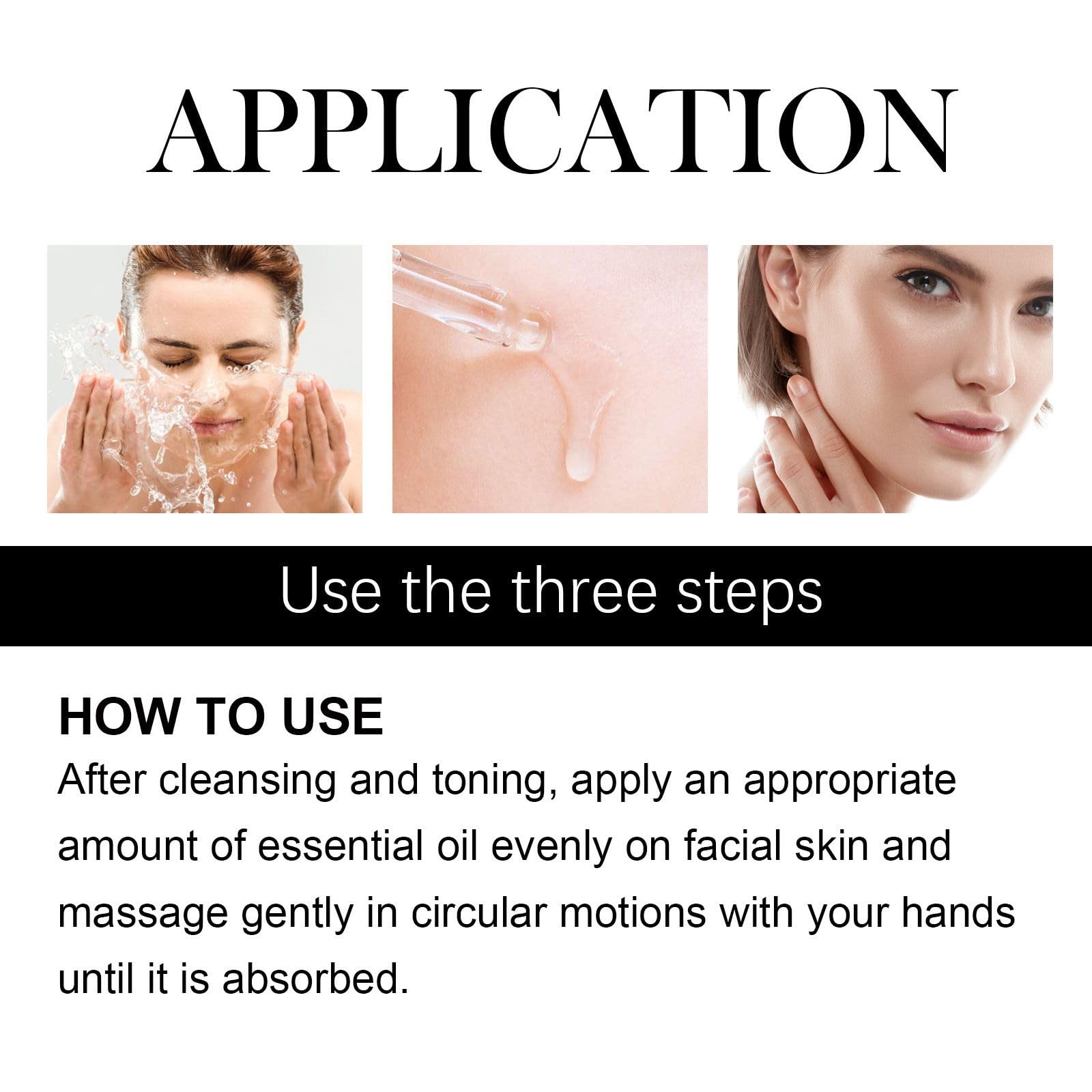 3Pcs Organic Rosehip Oil, Castor Oil & Black Seed Oil Facial Serum - Natural Face Moisturizer for Dry Skin, Anti-Aging & Glowing Skin Care - Perfect for Night Routine & Daily Hydration