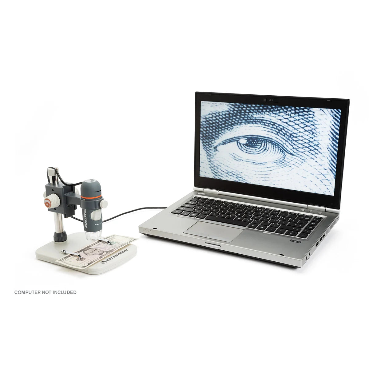 Celestron Handheld Digital Pro Microscope - 60x-100x Magnification, 2MP Camera for Science & Hobby Use - Perfect for Coin Collecting, Jewelry Inspection & STEM Education