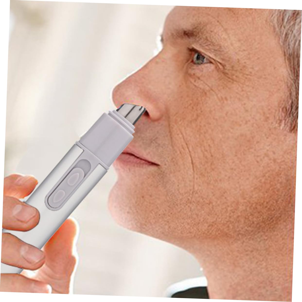 Premium Portable Electric Nose Hair Trimmer & Eyebrow Shaver - Rechargeable Facial Hair Clipper for Men & Women - Precision Grooming for Beard, Nose & Eyebrows - Perfect for Travel, Home & Personal Care Routines