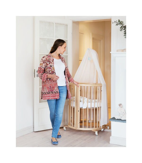 Stokke Sleepi Drape Rod - Adjustable Baby Crib Canopy Rail for Nursery Decor | Perfect for Newborn Bedroom, Baby Shower Gifts & Cozy Nursery Setup