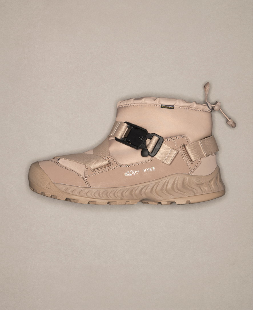 Women's Hoodzerra NXIS Waterproof Winter Boots - HYKE Timberwolf Style | Warm Snow Boots for Hiking, Outdoor Activities & Cold Weather Fashion