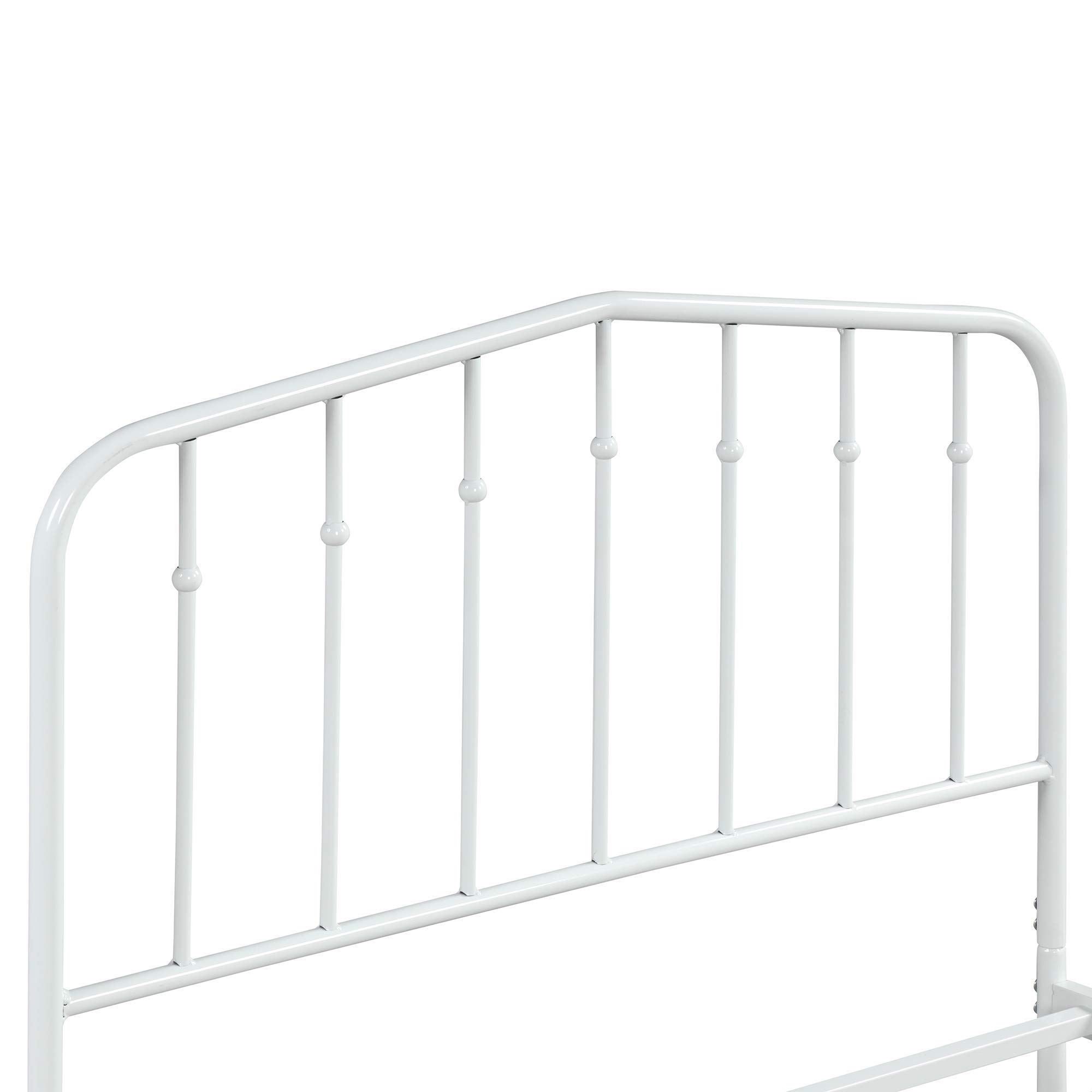 RUNNA Twin Size Metal Bed Frame with Headboard & Footboard - Sturdy Platform Bed Frame, No Box Spring Needed, Under Bed Storage Space - Perfect for Kids Rooms, Guest Beds & Small Apartments
