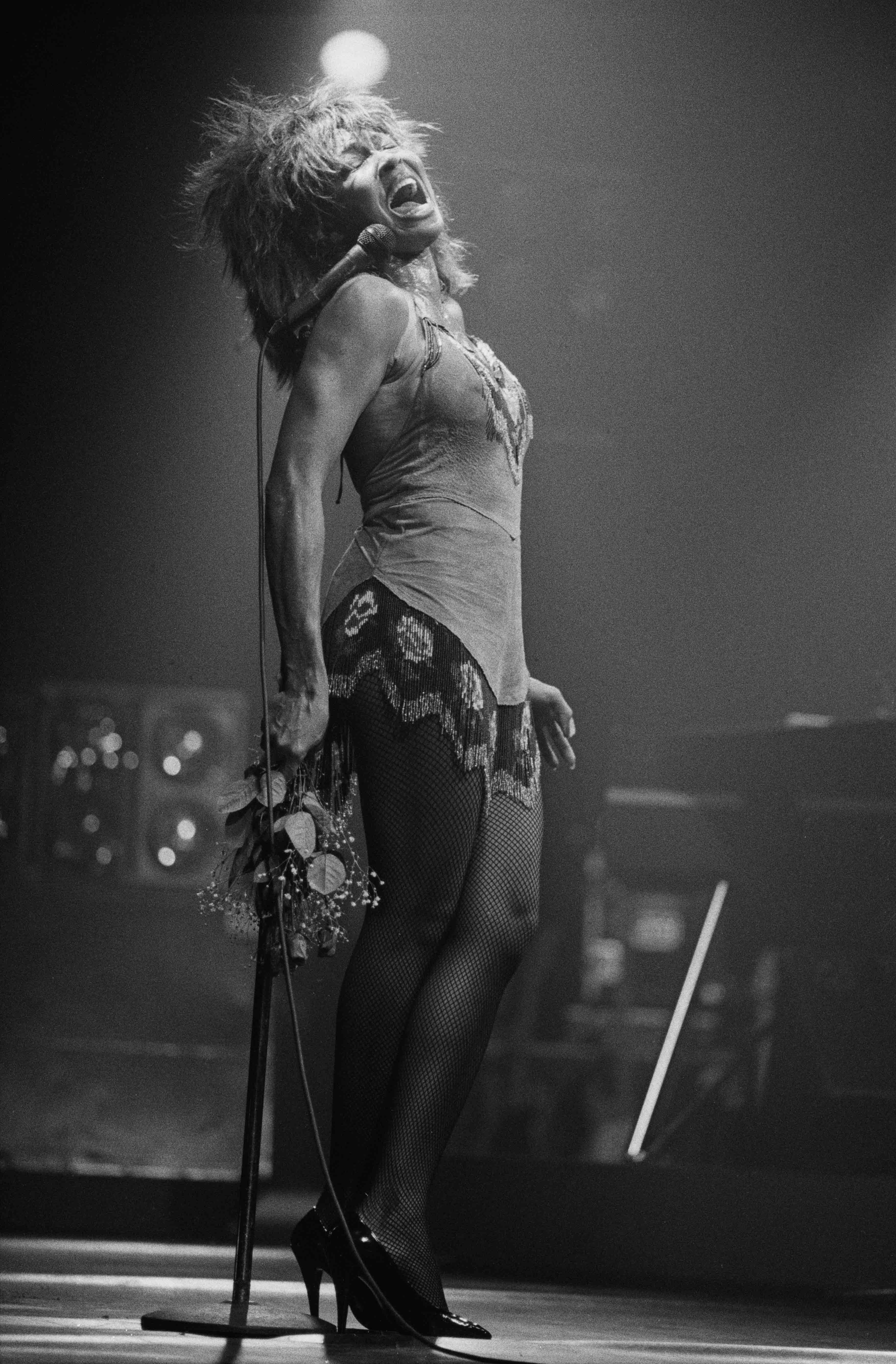 Tina Turner Live at Brighton Centre - Iconic Concert Photography by Getty Images | Perfect for Music Fans, Memorabilia Collectors & Wall Art Decor