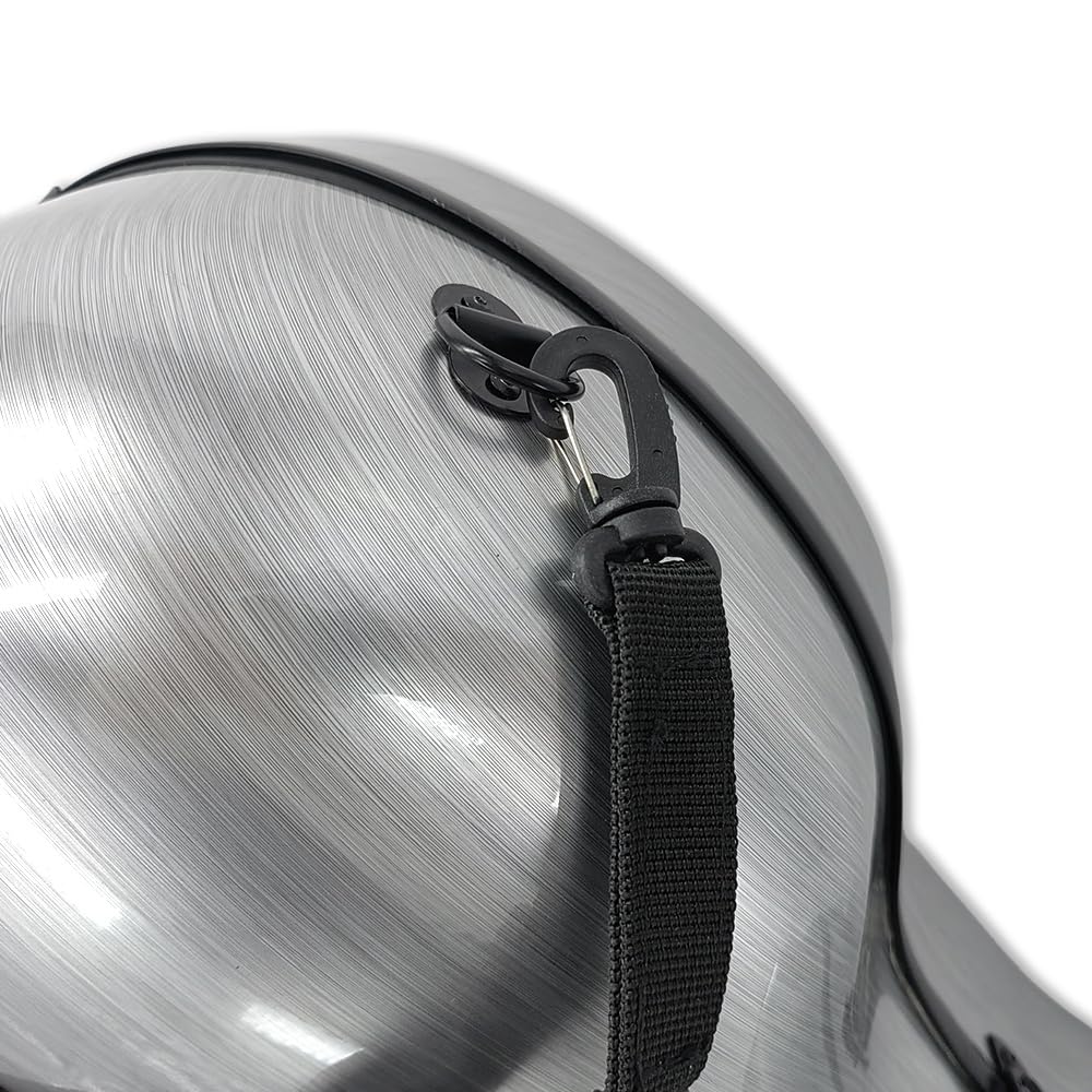 Premium Carbon Fiber Hard Cello Case for Adults - 1/2 Size with 2 Bow Holders, Reinforced Handle, Back Straps & Wheels - Ultra Lightweight & Durable Cello Box for Travel, Performances & Storage