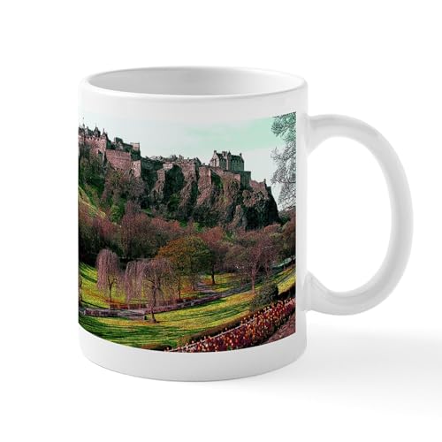 White - Edinburgh Castle View Mug
