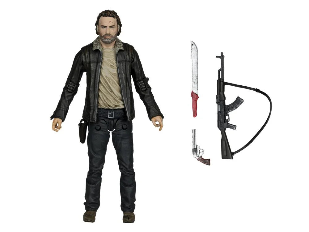 Deputy Rick Grimes Action Figure - The Walking Dead TV Series Collectible by McFarlane Toys for Fans and Collectors | Perfect for Display, Gifts, and Cosplay