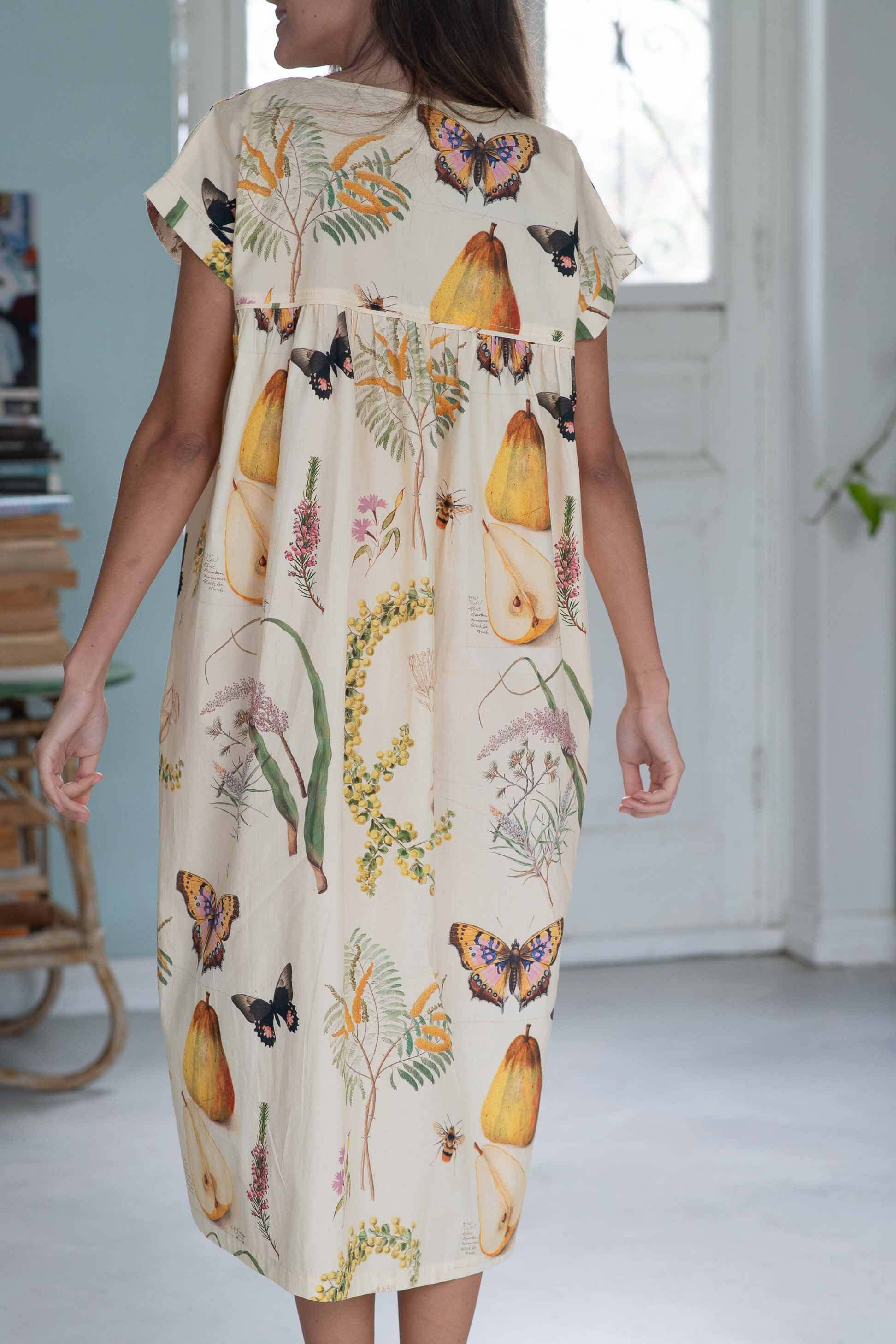 Organic Cotton Mila Dress for Women - Soft & Breathable Summer Dress - Perfect for Beach Vacations, Casual Outings and Boho Style