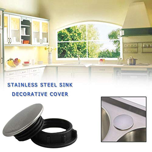 2 Pack Stainless Steel Kitchen Sink Hole Covers (1.2