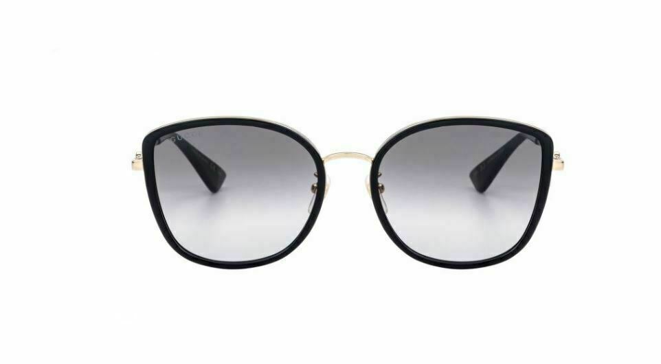 Gucci GG 0606SK 001 Black/Gray Gradient Polarized Sunglasses for Women - Luxury Designer Shades for Driving, Beach & Outdoor Fashion