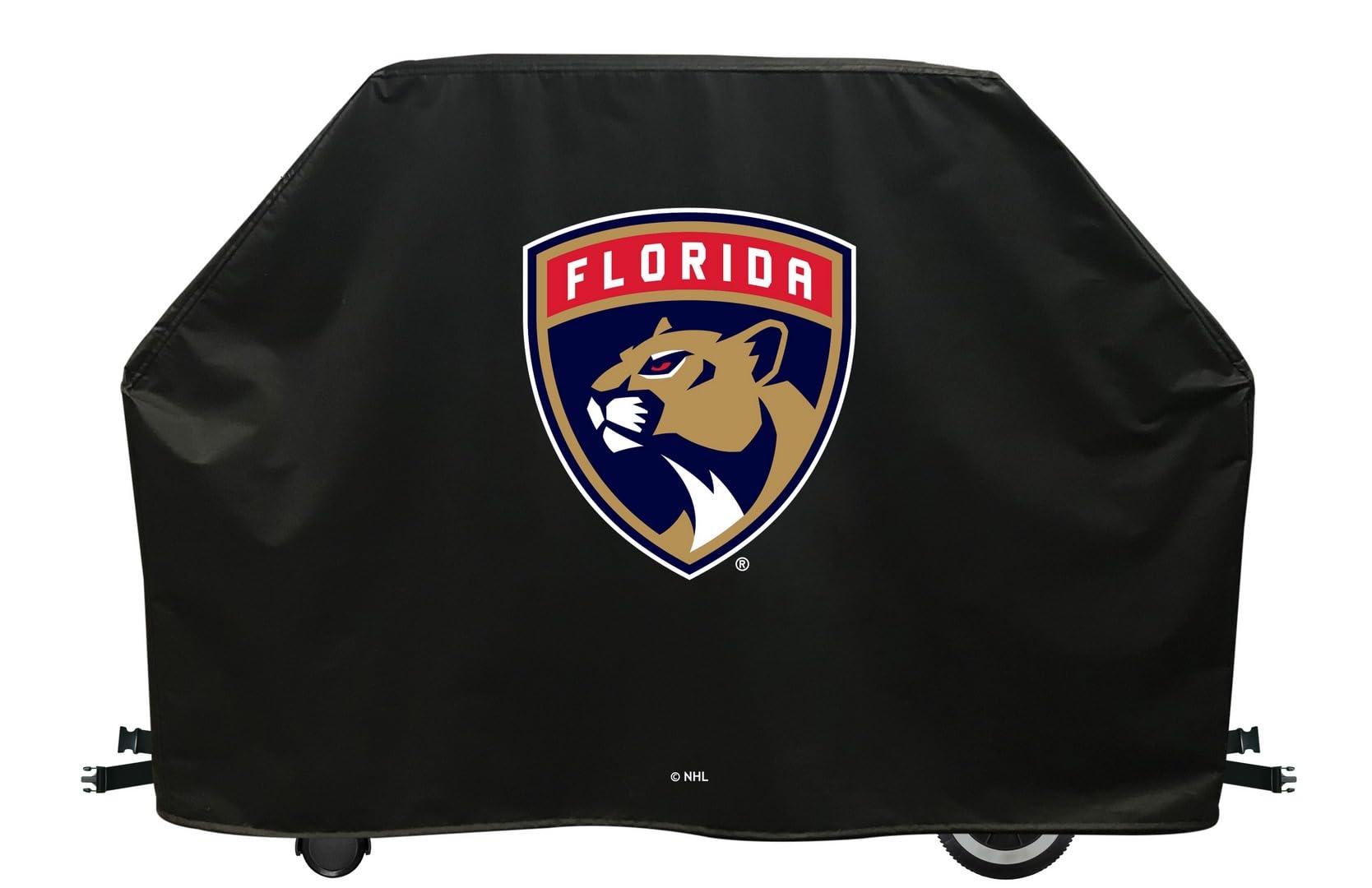 Holland Bar Stool Co. Anaheim Ducks NHL Team Logo Waterproof BBQ Grill Cover - Heavy Duty Outdoor Cooking Protection for Gas & Charcoal Grills, Patio & Backyard Use