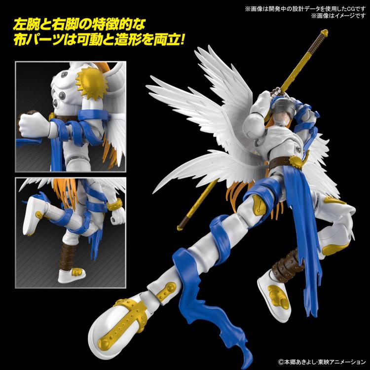 Figure Rise Standard Digimon Adventure Angemon Model Kit - Build Your Own Anime Action Figure for Collectors & Fans - Perfect for Display, Gifts, and Cosplay