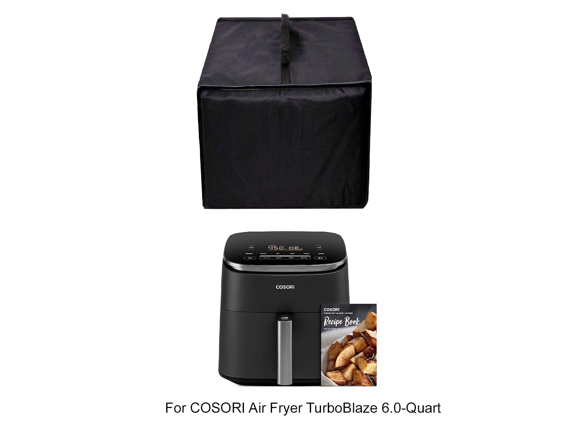 Heat-Resistant Waterproof Air Fryer Cover for COSORI 5.8QT-6.5QT Models | Dust-Proof Protection for COSORI Pro Gen & Clear Window Air Fryers | Perfect for Kitchen Countertop Storage & Travel Use
