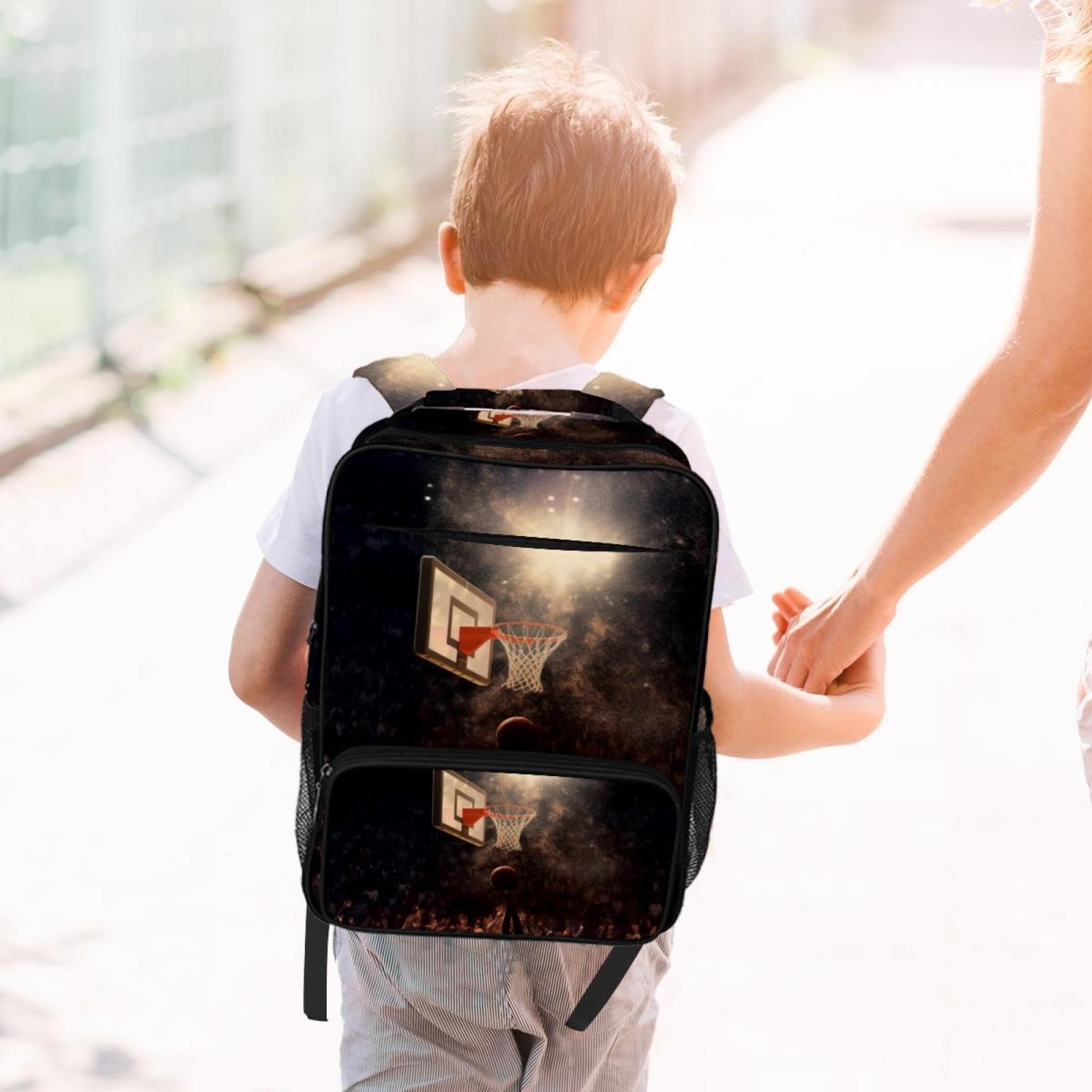 Best Travel Backpack for Women & Men - Durable Basketball Backpack with Hoop - Perfect for Gym, Sports & Outdoor Adventures