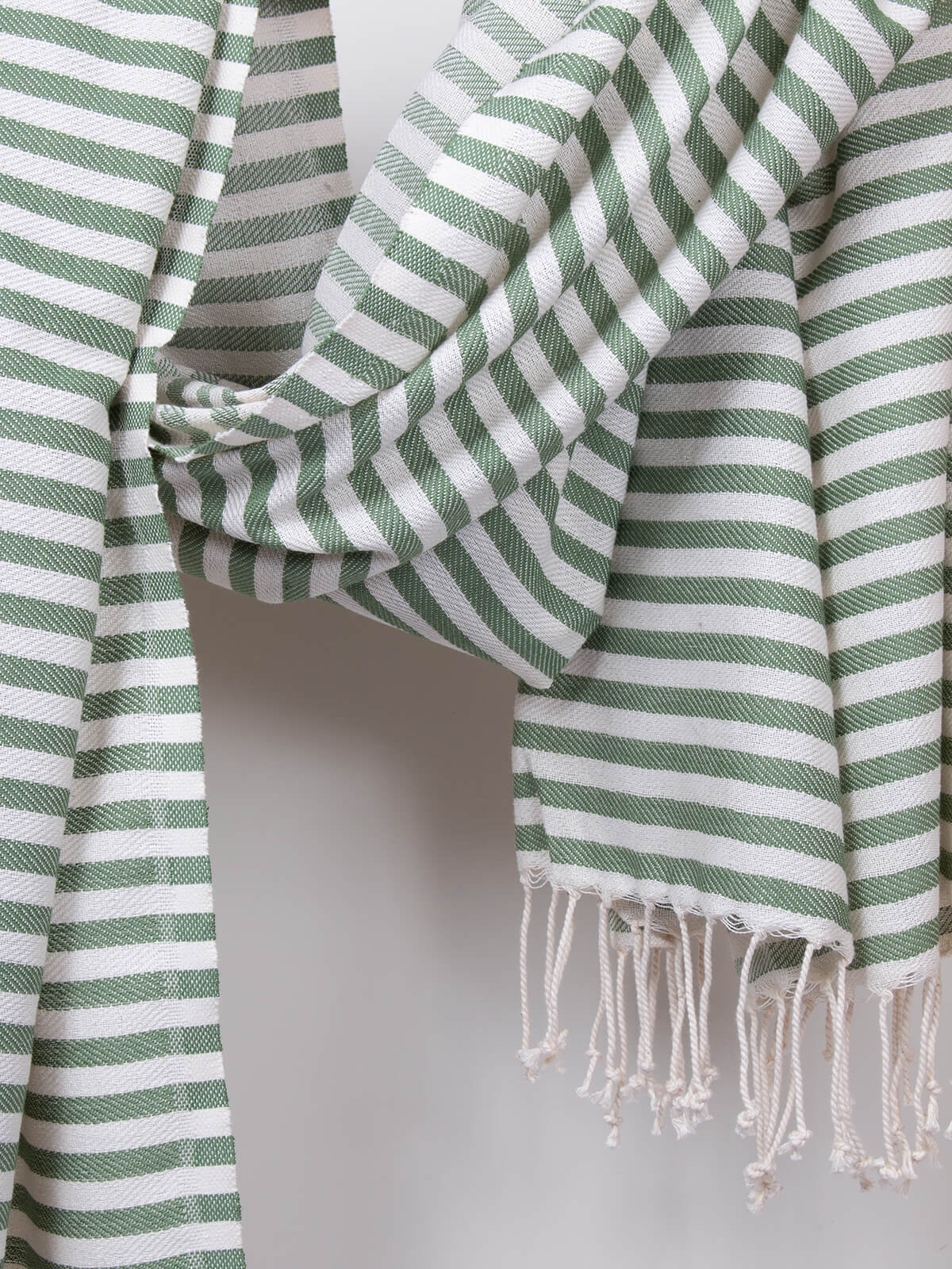 Sorrento Hammam Towel - Premium Turkish Cotton Bath Towel, Olive Green - Perfect for Spa, Beach, Yoga & Home Bathing