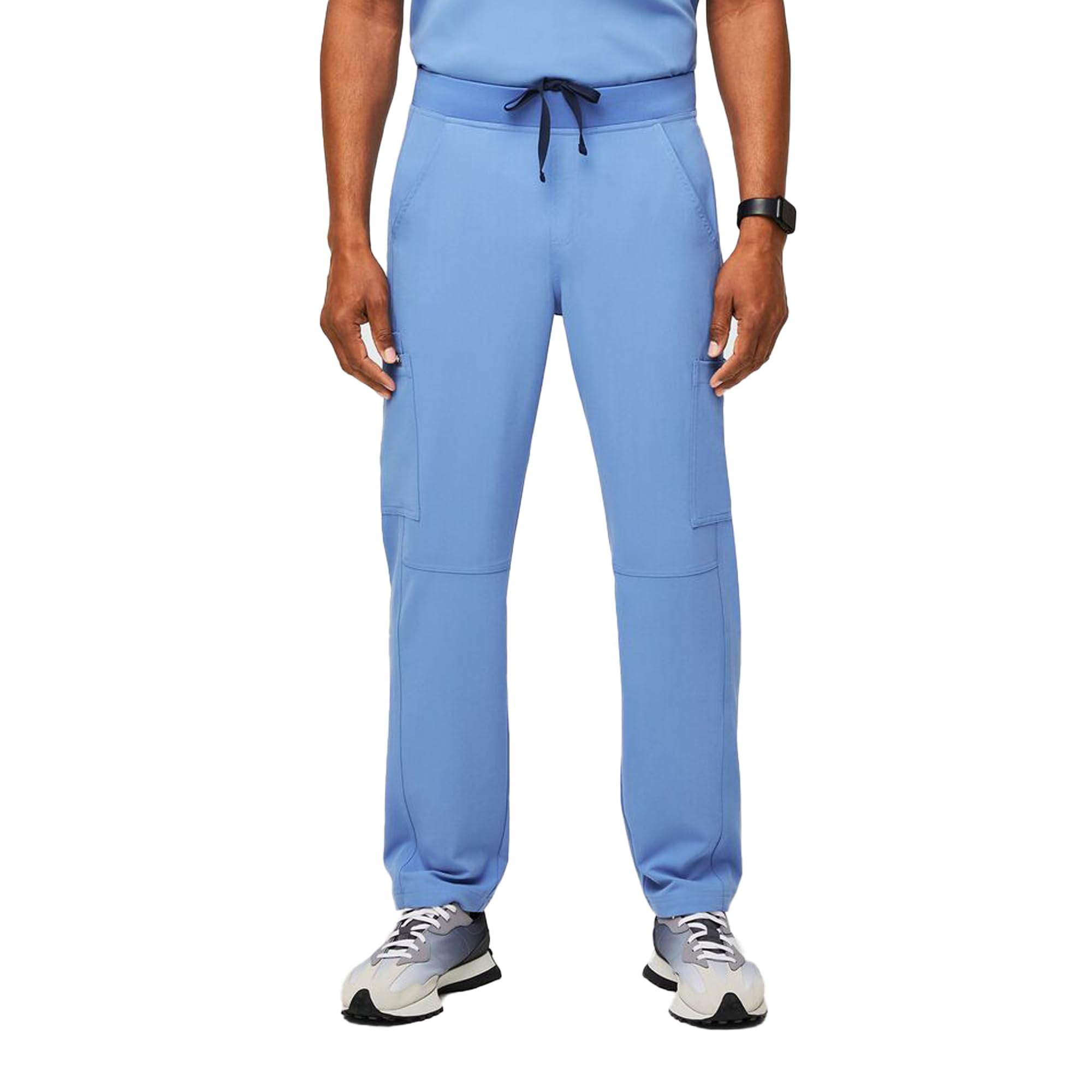 FIGS Axim Cargo Scrub Pants for Men - Classic Fit Straight Leg Medical Scrubs with 7 Pockets & 4-Way Stretch Fabric | Anti-Wrinkle Healthcare Uniform Pants for Doctors, Nurses & Medical Professionals | Perfect for Hospital Shifts & Clinical Work
