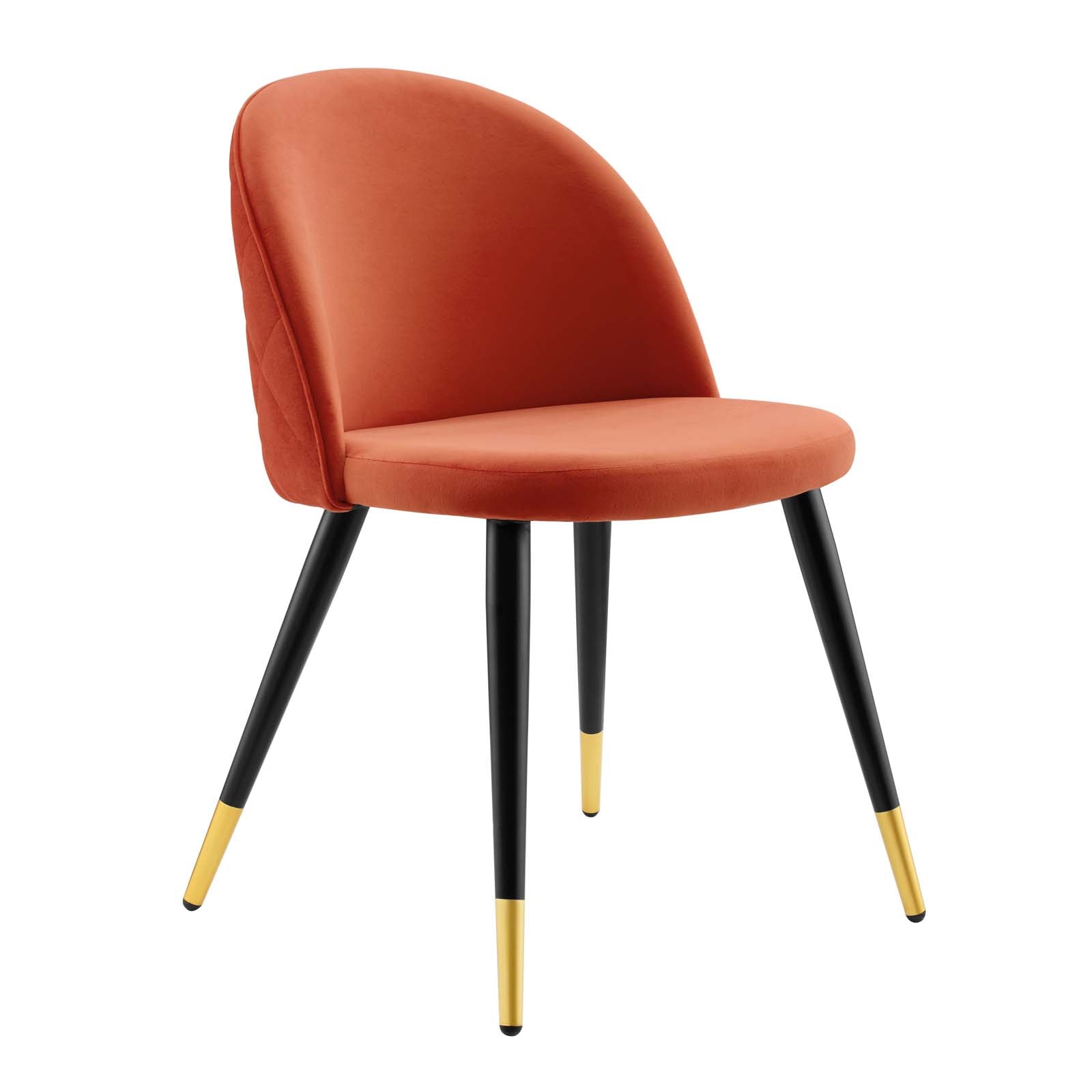 Premium Velvet Dining Chairs Set of 2 - Modern Upholstered Side Chairs with Wooden Legs for Dining Room, Kitchen, or Home Office - Comfortable & Elegant Seating Solution