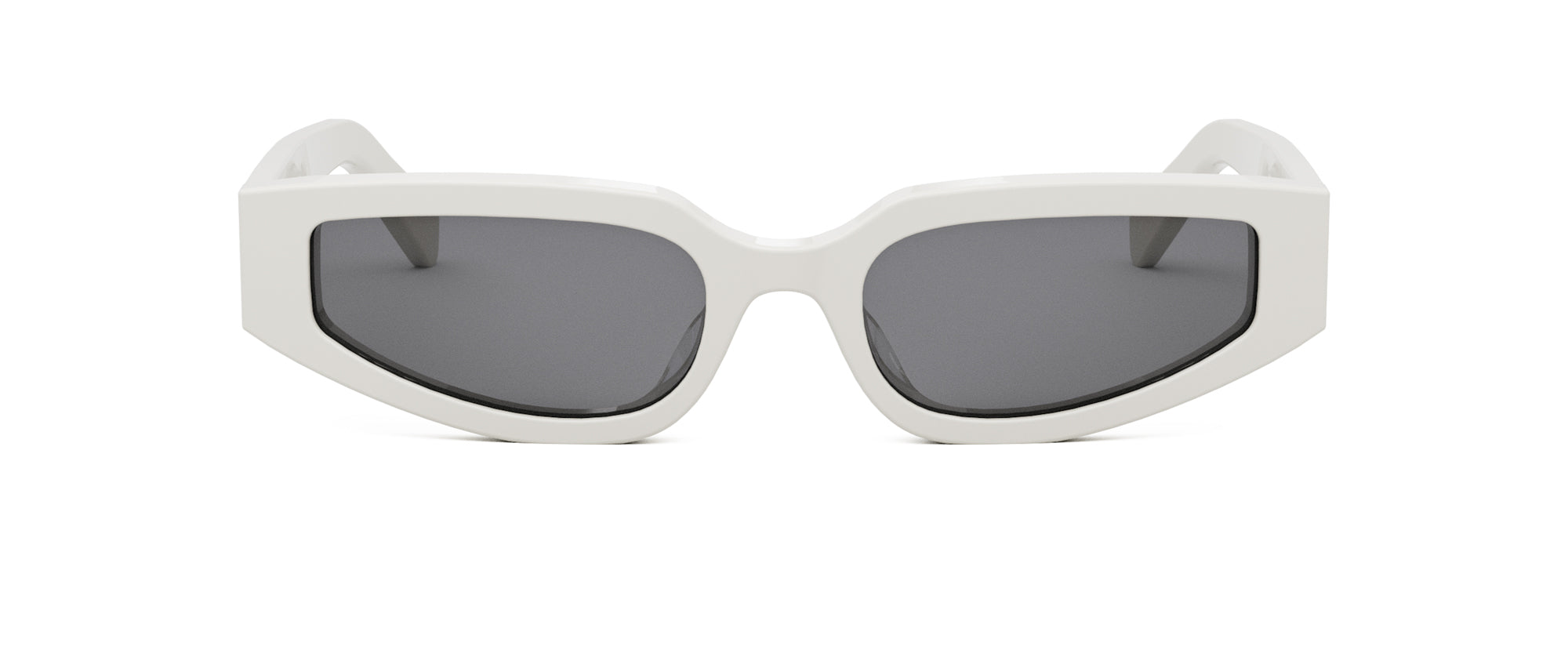 Celine CL40269U Triomphe White Sunglasses for Women - Luxury Designer UV Protection Shades - Perfect for Beach, Travel & Fashion Outfits