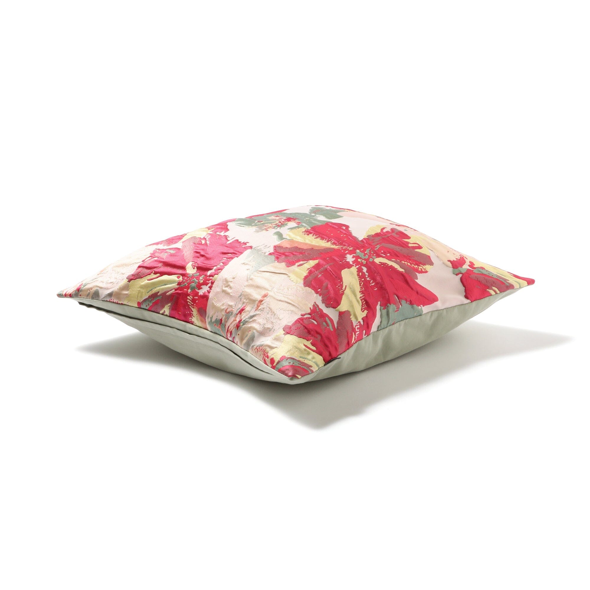 JQ Flower Cushion Cover 18x18 Inches Pink - Soft Decorative Pillow Case for Sofa, Bed, Living Room & Home Decor