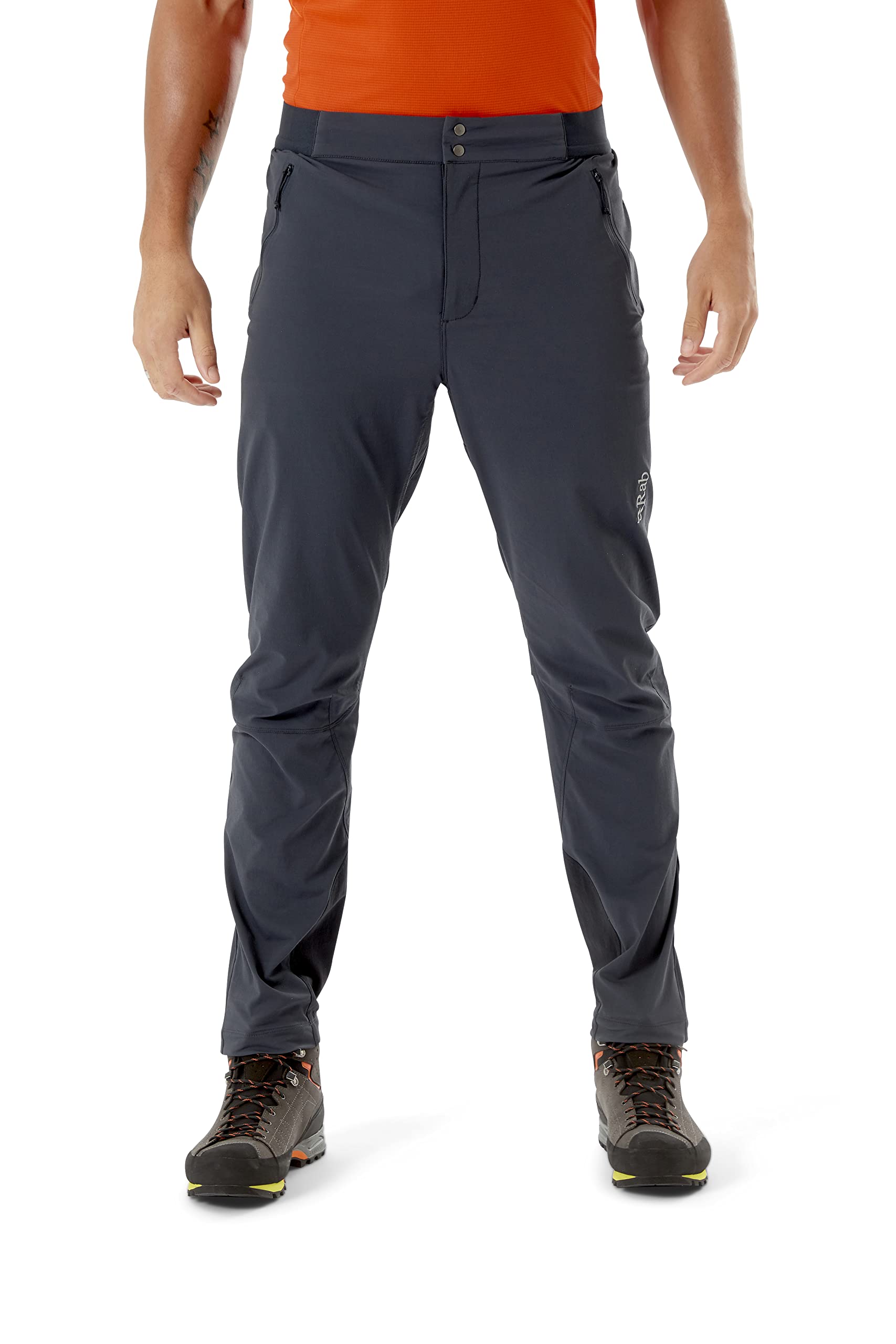 Rab Men's Ascendor Lightweight Softshell Pants - Breathable Hiking & Climbing Pants for Outdoor Adventures | Perfect for Trail Running, Camping & Mountain Exploration