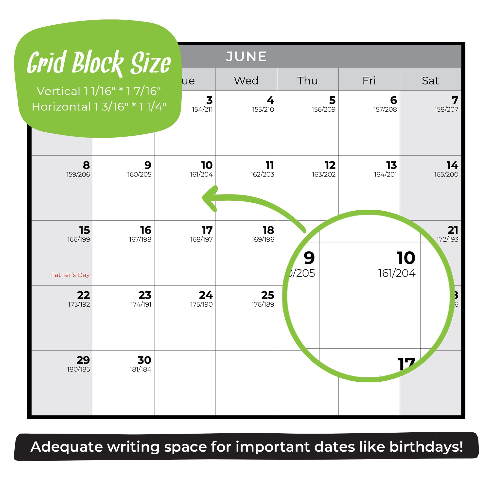 2025 Dry Erase Wall Calendar - 24