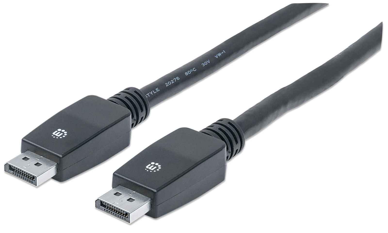 High-Speed DisplayPort to DisplayPort Cable 7.5m (25ft) - 4K@60Hz, HDR, Gold-Plated Connectors - Perfect for Gaming Monitors, Home Theater & Office Workstations