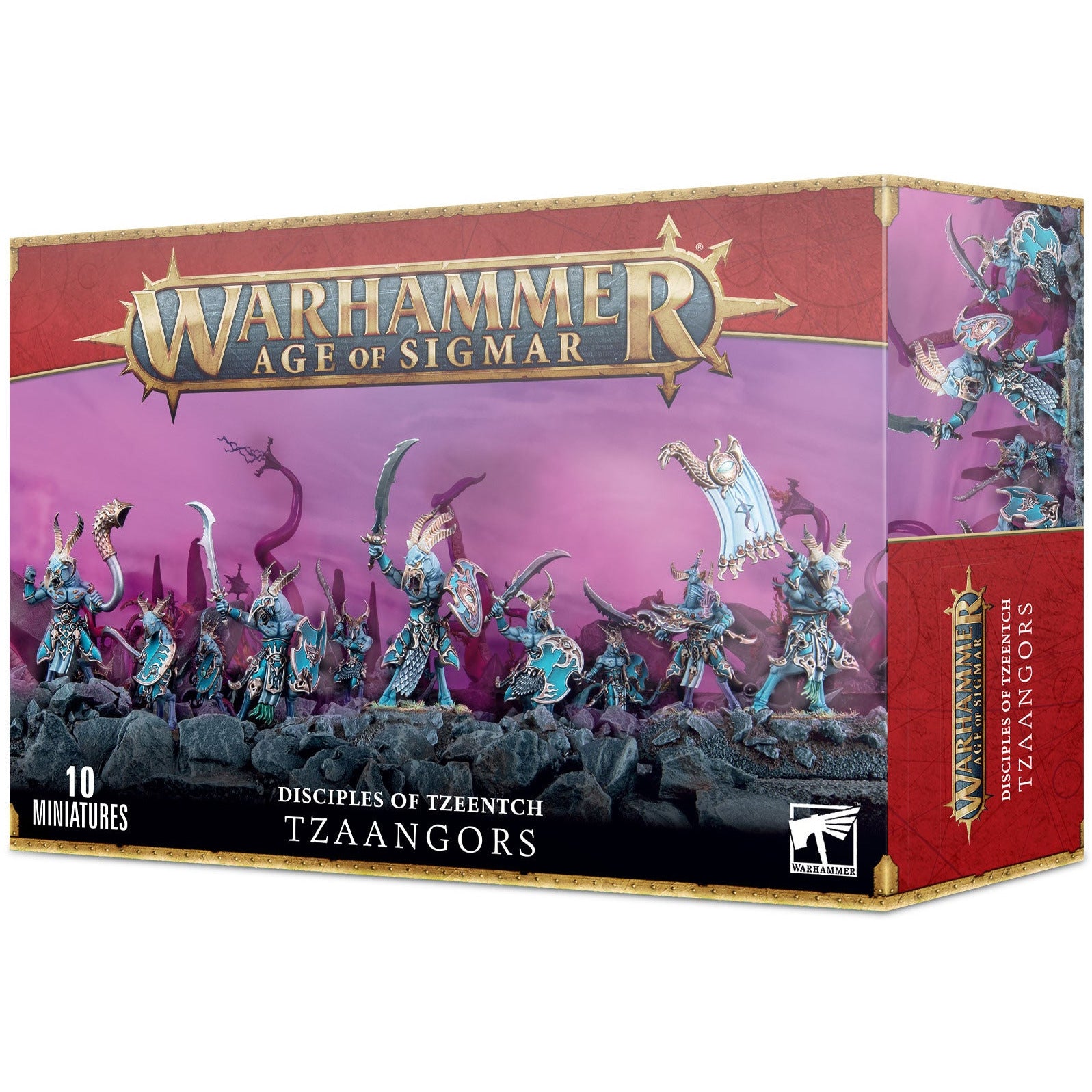 Disciples of Tzeentch Tzaangors - Warhammer 40K Chaos Daemons Miniatures for Tabletop Gaming & Collecting - Perfect for Wargaming Battles and Fantasy Collections