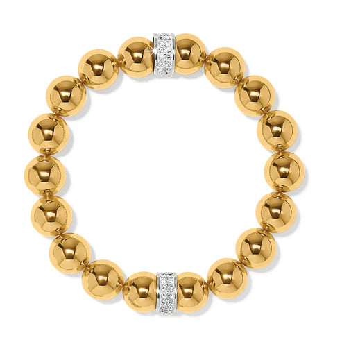 Brighton Meridian Stretch Gold Bracelet for Women - Elegant Stretchy Bangle for Everyday Wear, Office & Special Occasions