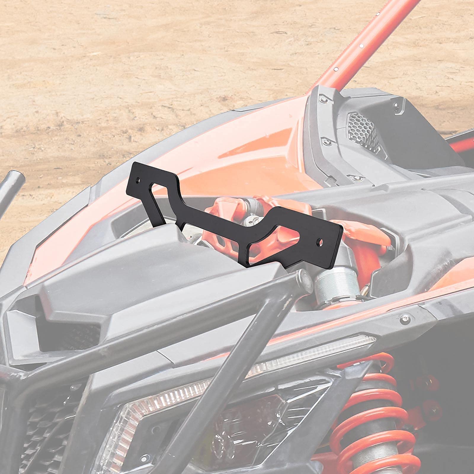 Kemimoto X3 Shock Tower Light Bar Mount for Can-Am Maverick X3, X3 Max, X RS Turbo R - Fits 10-14 Inch LED Light Bars | Off-Road, Trail Riding & Night Driving Accessory