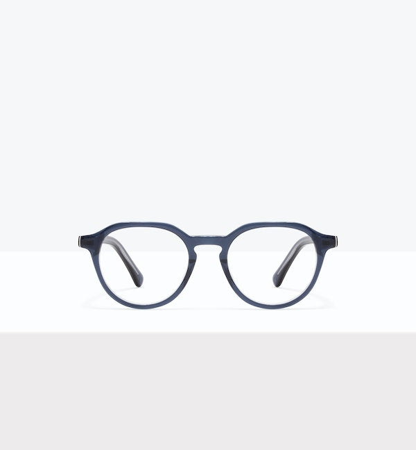Stylish Wesley Eyeglasses for Men & Women - Trendy Lightweight Frame with UV Protection - Perfect for Reading, Driving & Daily Wear