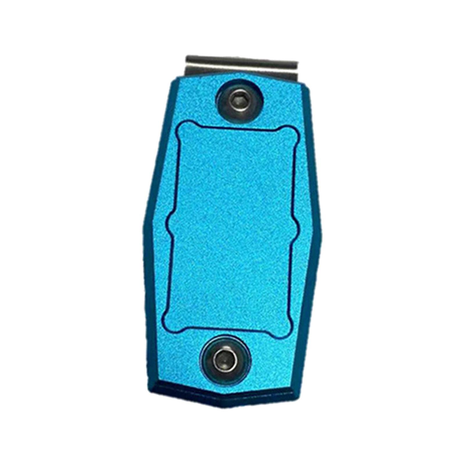 Vaveren Magnetic Chalk Holder for Pool Cue - Blue Billiard Chalk Clip with Strong Magnet for Snooker, 8 Ball & 9 Ball Accessories | Perfect for Pool Halls, Home Game Rooms & Professional Players