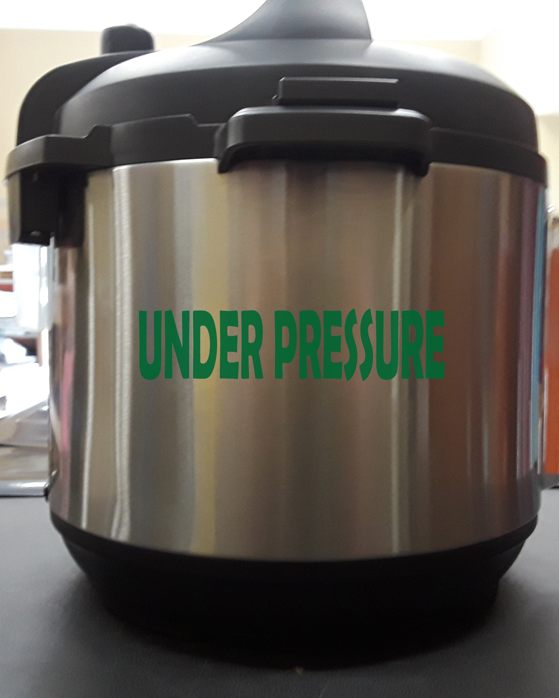 7 Inch Green Vinyl Decal Sticker for Pressure Cooker - High Quality, Waterproof, Durable - Perfect for Kitchen Appliances, Cookware Customization & Home Decor