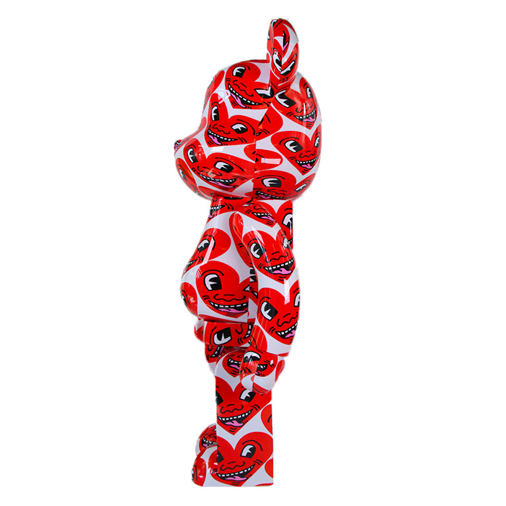 1000% Bearbrick Keith Haring V6 Collectible Art Toy - Limited Edition Vinyl Figure for Home Decor, Office Display & Pop Culture Collectors