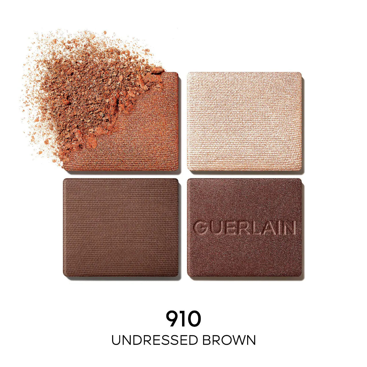 GUERLAIN Ombres G Quad Eyeshadow Palette - 4 Long-Lasting Matte & Shimmer Eyeshadows for Day & Night Makeup | Perfect for Professional Makeup Artists & Everyday Glam