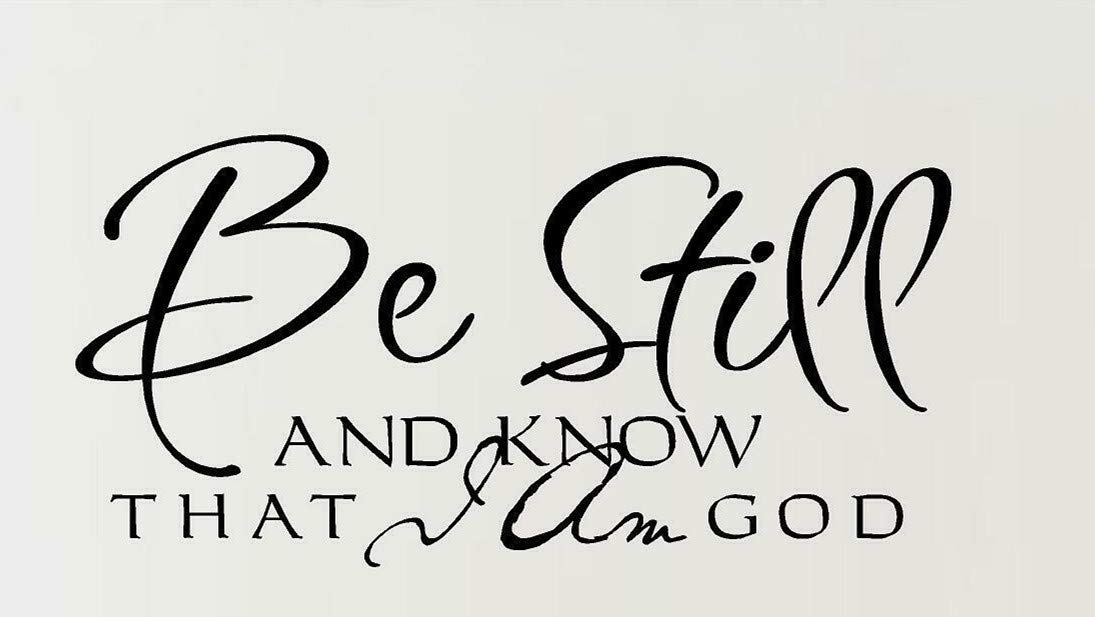 Custom Rubber Stamp for Business, Wedding & Invitations - Be Still and Know That I Am God Design - Perfect for Save the Date Cards, Logo Stamping & DIY Crafts