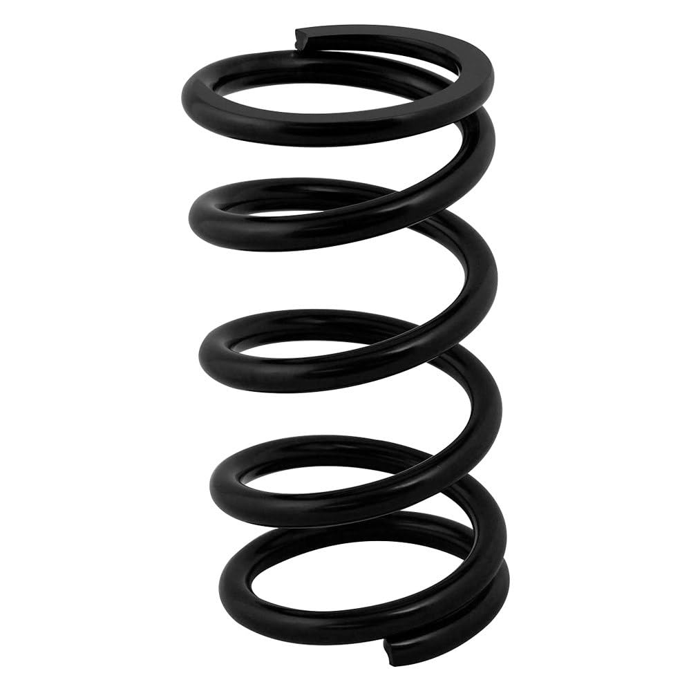 2.5 Inch ID x 7 Inch Black Coil Spring - Heavy Duty Compression Spring for Automotive Suspension, Industrial Machinery, and DIY Projects