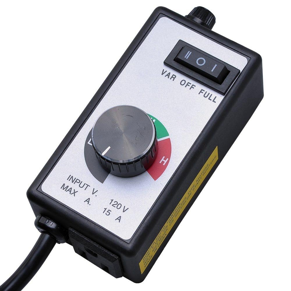 3-Speed Hydroponics Inline Fan Blower Controller - Quiet Airflow Control for Grow Tents, Hydroponic Systems & Indoor Gardens