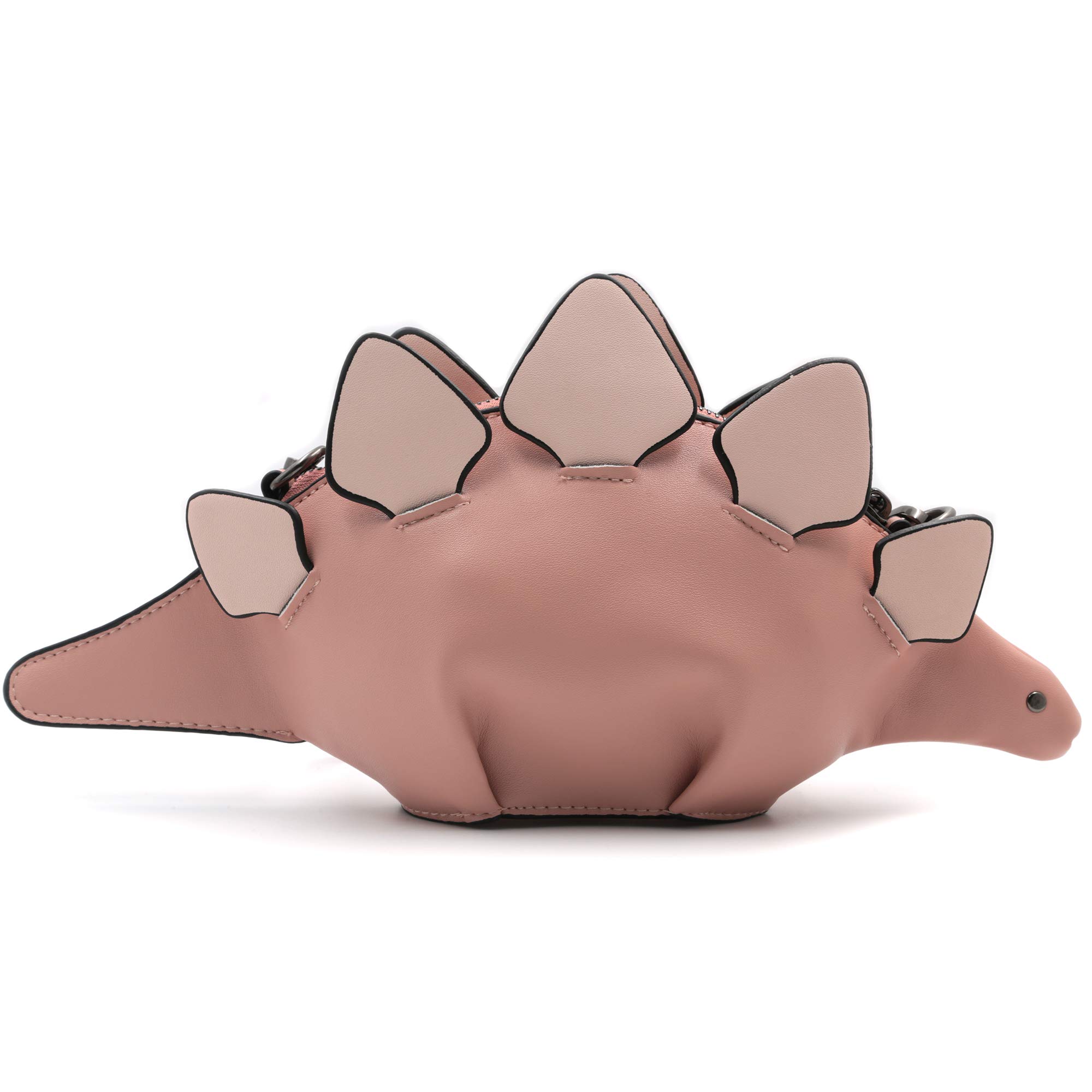 Dinosaur Shoulder Bag for Women - PU Leather Stegosaurus Crossbody Purse for Girls & Teens - Perfect for School, Travel, and Cosplay Accessories