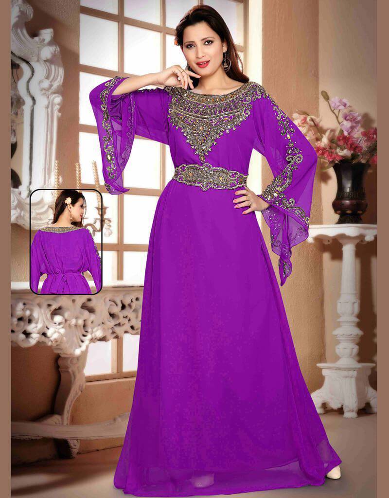 Elegant A-Line Kaftan Dress with Adjustable Waist Belt - Perfect for Beach Vacations, Summer Parties & Boho Fashion