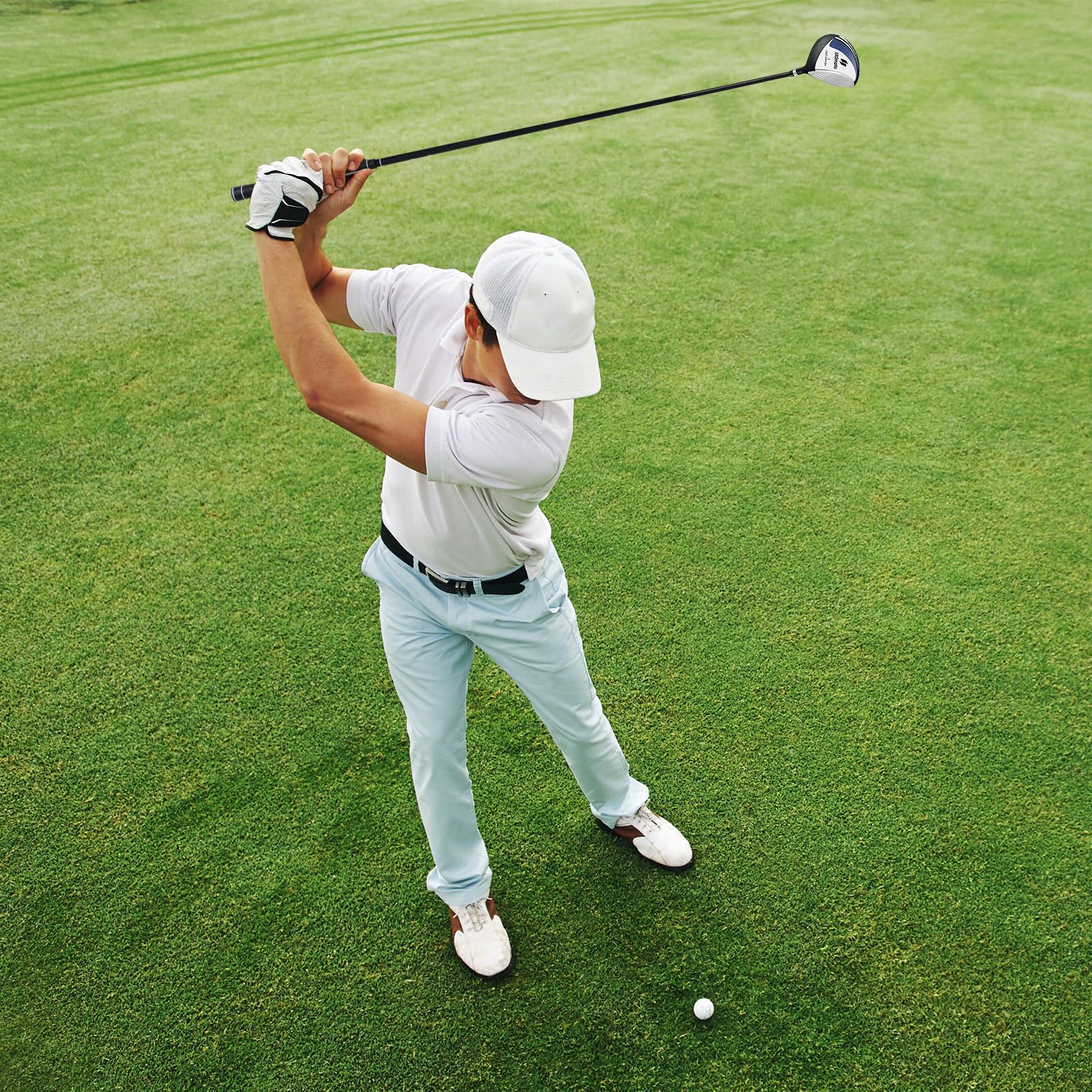 Tangkula 460CC Men's Golf Driver for Beginners - Right Handed 10.5° Aluminum Alloy Club with Graphite Shaft & Head Cover | Perfect for Practice, Driving Range & Course Play