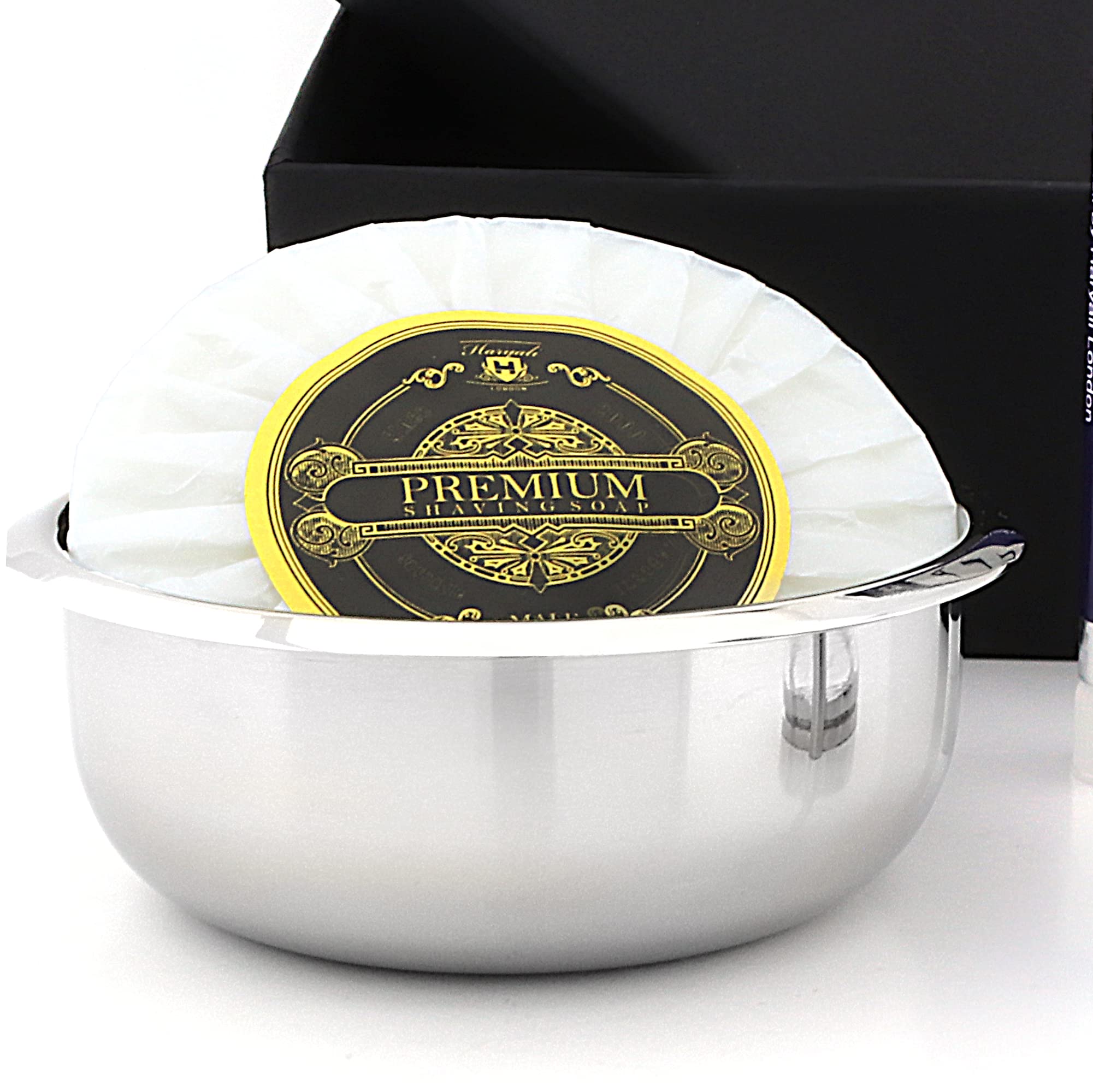 Premium Men's Shaving Kit - Silver Tip Badger Hair Shaving Brush, Double Edge Safety Razor (Blades Not Included), Chrome Stand, Lathering Bowl & Shaving Soap | Perfect Gift for Father's Day & Grooming Enthusiasts | Home Barber Experience