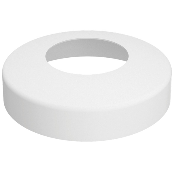 Premium White Round Base Plated Pool Spigot with Double Friction - Includes Domical Cover, 2205 Stainless Steel - Perfect for Inground Pools, Water Features & Outdoor Plumbing Systems