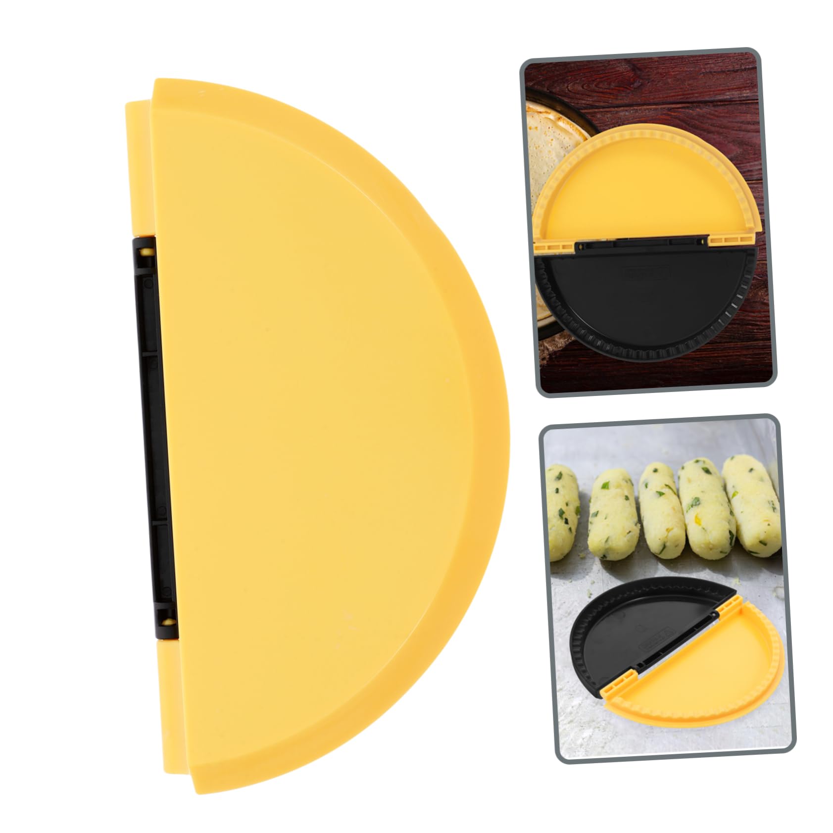 Empanada Maker & Dumpling Press Tool - Plastic Hand Pie Press for Sandwiches, Ravioli, Pierogi - Dough Pressing Device for Homemade Dumplings, Empanadas & Hand Pies - Perfect for Baking, Cooking & Meal Prep