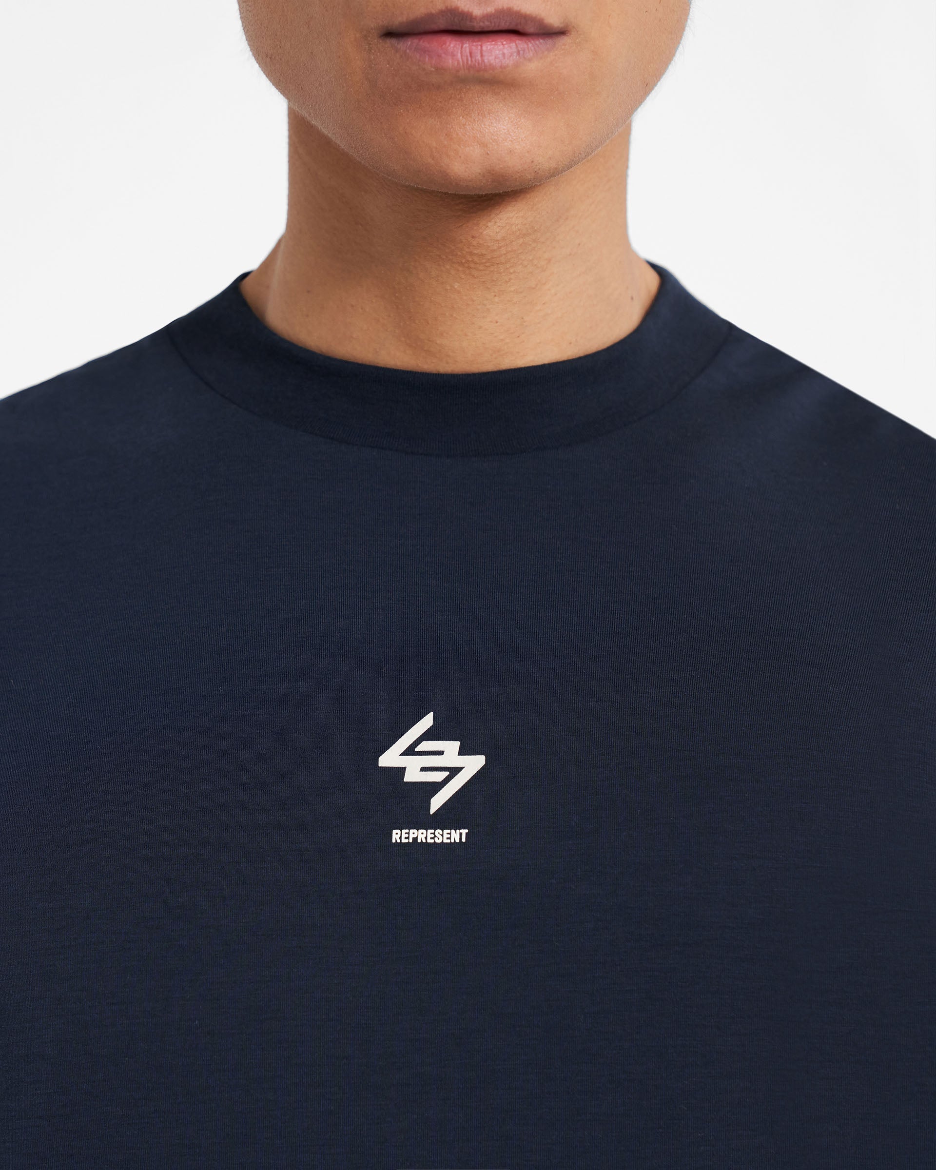 247 Oversized T-Shirt for Men - Comfortable & Stylish Navy Cotton Tee - Perfect for Casual Wear, Lounge & Street Fashion