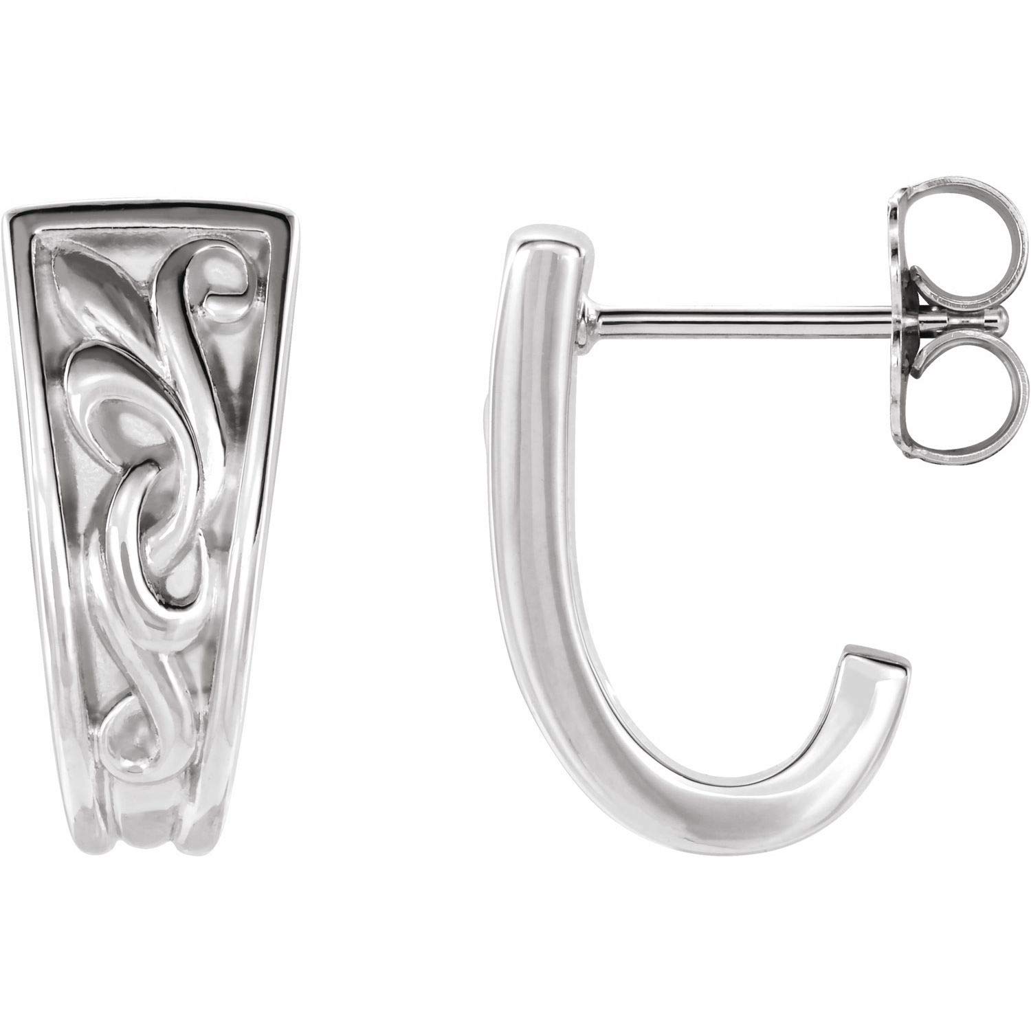 14K Gold, Sterling Silver & Platinum Vintage Hoop Earrings for Women | Diamond2Deal Fine Jewelry | Elegant Gift for Anniversary, Wedding & Special Occasions
