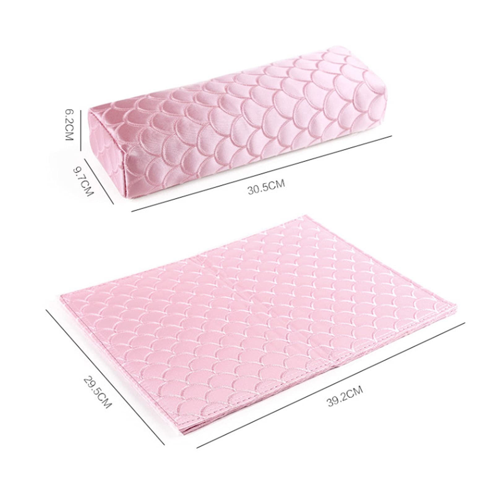 LAURAG Nail Pillow Set - Manicure Hand Rest Cushion for Nail Art, Salon & Home Use - Perfect for Gel Polish, Acrylic Nails & Pedicures
