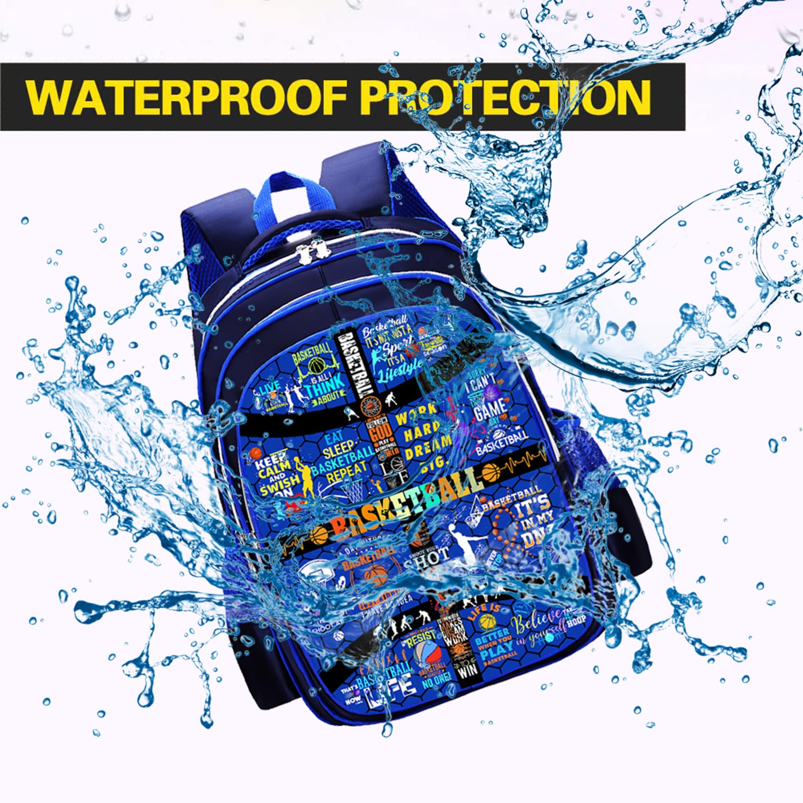Basketball Backpack for Men & Women - Laptop Daypack for Travel & Hiking