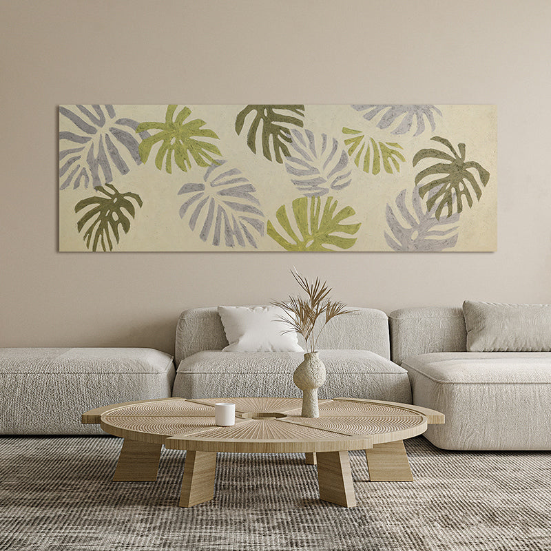 Monstera Deliciosa Original Art - Heavy Textured Contemporary Acrylic Painting on Canvas - Modern Home Decor for Living Room, Bedroom & Office Wall